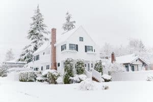 Residential Home in Winter