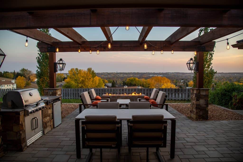 Patio and Outdoor Kitchen