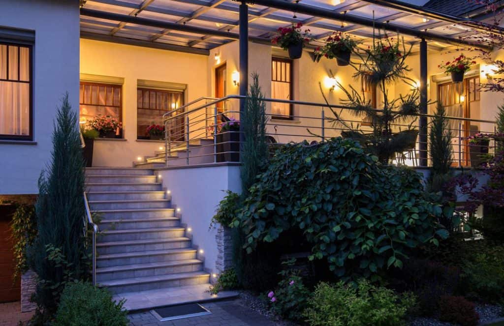 Outdoor Lighting up stairs