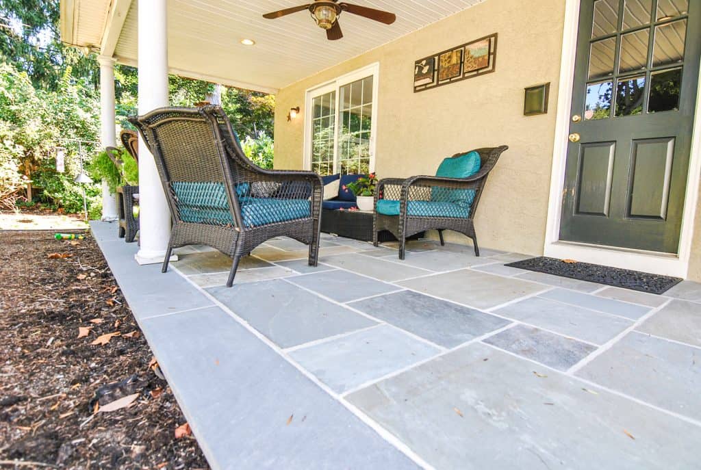 Flagstone patio