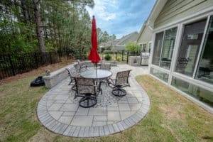 Patio with Table and Chairs