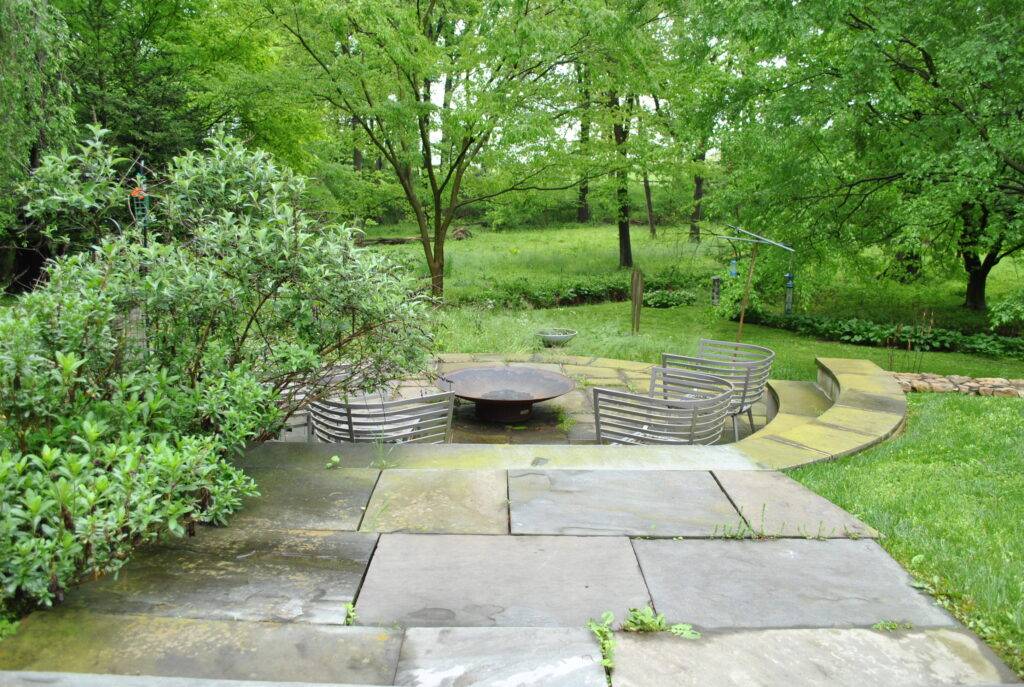 Patio maintenance before