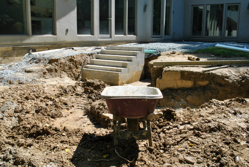 Building new stairs