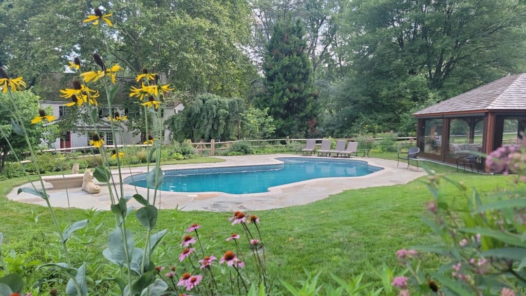 outdoor living space