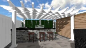 outdoor living space design