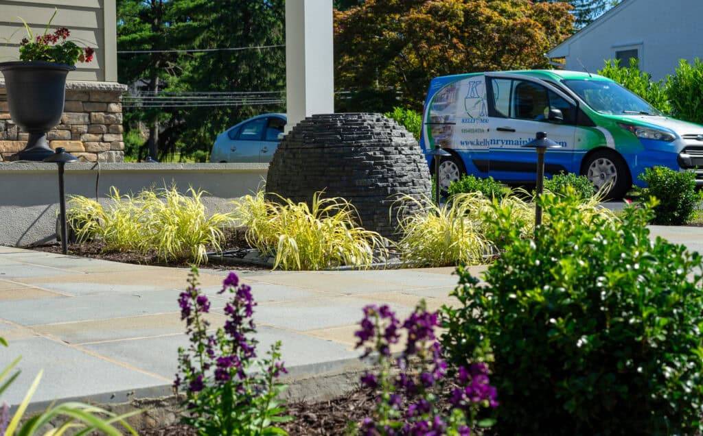 spherical water fountain