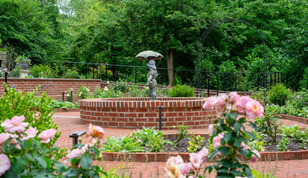 Brickwork in Main Line Garden