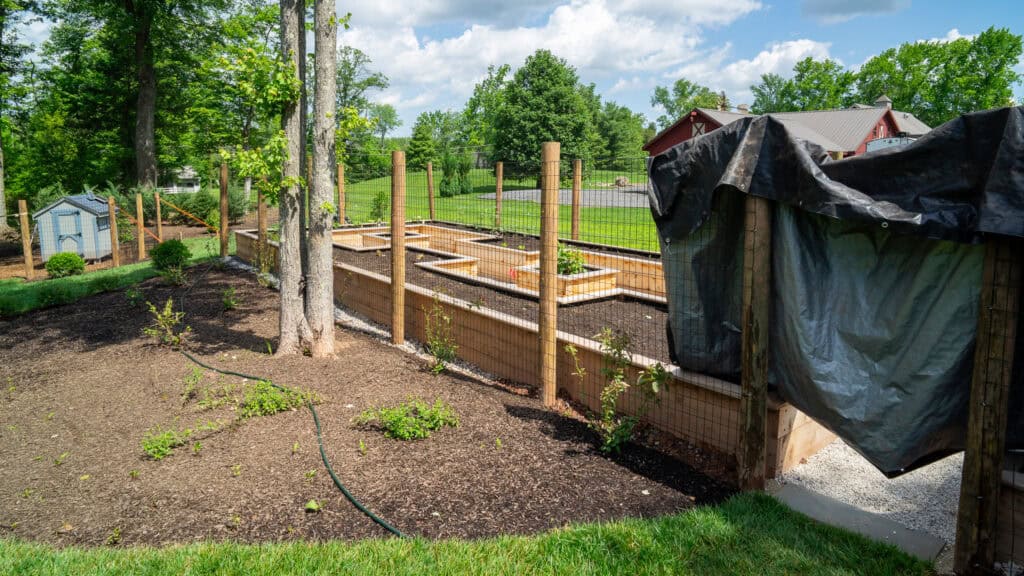 Finished Homestead Garden Structure