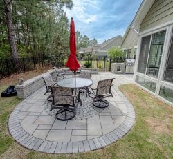 Patio with Table and Chairs