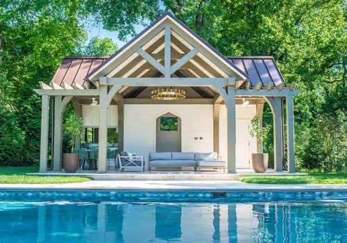 Outdoor Living Space with Pergola